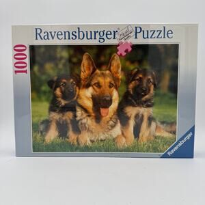 Ravensburger Jigsaw puzzle 1000 Pc German Shephards Factory Sealed
